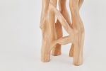 Solid Wood Sculptural Side Table, Original Contemporary Design | Tables by Logniture