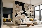 Painted Peony — Bold Florals Luxury Wallpaper Mural | Wall Treatments by ELLE WALLS