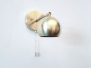 Pull Chain Articulating Wall Sconce - Industrial Light | Sconces by Retro Steam Works. Item made of brass works with industrial & modern style