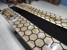 Custom Order Walnut Tree Black Epoxy Table, Dining Table | Tables by LuxuryEpoxyFurniture. Item made of wood with synthetic