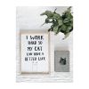Cat Print, I Work Hard So My Cat Can Have A Better Life | Prints by Carissa Tanton. Item composed of paper