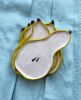 Pear Plate | Dinnerware by Federica Massimi Ceramics. Item composed of ceramic compatible with eclectic & maximalism and mediterranean style