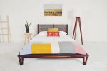 The Baxter, Japandi Bed Frame | Beds & Accessories by MODERNCRE8VE. Item composed of walnut
