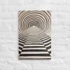 Canvas Print - Tunnel of Illusion - Geometric Op Art | Work by Eman's Gallery