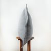 Light Denim Blue Linen Pillow with Flange 22x22 | Pillows by Vantage Design