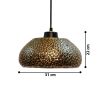 Folklore Hanging Lamp | Pendants by Home Blitz. Item composed of brass