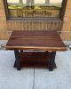 Walnut Coffee Table with Shelf | Tables by Good Wood Brothers. Item composed of walnut and metal in mid century modern style