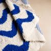 Handmade beni ourain rug, Authentic blue majorel | Area Rug in Rugs by Benicarpets