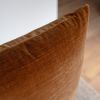 Rust Brown Striated Velvet Pillow 18x18 | Pillows by Vantage Design