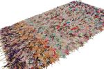 Vintage Moroccan Shag Rug with Polychromatic Geometric Patterns from Rug & Kilim | Area Rug in Rugs by Rug and Kilim