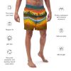Men's Trunks - Day Blazed - Tropical Sunset Palm | Work by Eman's Gallery