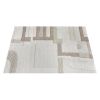 Handmade Geometric Wool Area Rug, Ivory Beige Abstract Carpet | Rugs by Swiflo