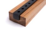 Modern Wood and Steel Menorah | Candle Holder in Decorative Objects by Alabama Sawyer. Item made of wood