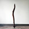 Cedar Driftwood Art Sculpture "See There They Go" | Sculptures by Sculptured By Nature  By John Walker. Item composed of wood compatible with minimalism style