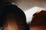 16in Dark Brown Leather Basket | Storage Basket in Storage by Harrow and Sickle Leather Design