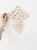 THE CLOUD, Small Macrame Cloud Wall Hanging, Rope Wall | Macrame Wall Hanging in Wall Hangings by Damaris Kovach. Item composed of fiber