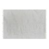 Turkish White Shaggy Tulu Rug 5'4'' X 7'3'' | Area Rug in Rugs by Vintage Pillows Store