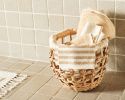 Everyday Washcloth - Fawn Stripe | Textiles by MINNA
