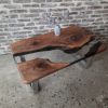 Custom Clear Resin Epoxy Coffee Table | Tables by Ironscustomwood. Item composed of wood and synthetic in contemporary or country & farmhouse style