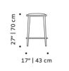 Luc Bar And Counter Chair | Bar Stool in Chairs by Marie Burgos Design and Collection