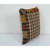 16" x 16" Striped Kilim Pillow Cover | Sham in Linens & Bedding by Vintage Pillows Store. Item composed of cotton and fiber