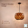 Petra Wooden Pendant Light | Pendants by Lit Lamps - Sustainable Mindful Lighting