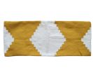 Mustard Sakkara Handwoven Long Wool Lumbar Pillow | Cushion in Pillows by Mumo Toronto. Item made of cotton works with boho & minimalism style