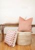 "Berries & Cream" Woven Lumbar Pillow 14x32 | Pillows by Vantage Design. Item composed of fabric