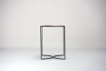 NaiveE - Pink onyx side table | Tables by DFdesignLab - Nicola Di Froscia. Item made of steel works with minimalism & modern style
