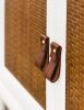 Small Leather Pull [Flat End] | Hardware by Keyaiira | leather + fiber. Item composed of leather