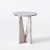 V Side Table Albanian Grey | Work by District Loom