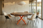 The Claro Walnut Burl Dining Table | Tables by Atelier Jorn