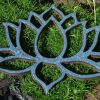 Lotus Flower Wall Hanging | Wall Sculpture in Wall Hangings by Studio Strietnberger / Knottery Pottery - Kathleen Streitenberger. Item made of ceramic
