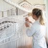 Contemporary Rope Art Tapestry - SABRINA | Macrame Wall Hanging in Wall Hangings by Rianne Aarts / Teddy and Wool Studio