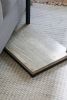 Hackberry Floor Shelf Modern C Side Table (in stock) | Tables by Hazel Oak Farms. Item made of walnut with steel