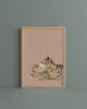 Striped Tabby Cat Art Print, Nursery Wall Art, Giclée Fine Paper | Prints in Paintings by The Ugly Cat Studio