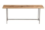 Wood and Metal Console Table | Studio Table | Tables by Alabama Sawyer. Item made of wood & steel