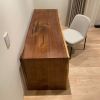 Live Edge Waterfall Desk | Tables by Crafted Glory. Item made of walnut works with scandinavian style