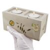 Flora Mini Cinderblock Candle Holder | Decorative Objects by Caos Motē