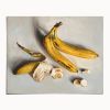 Spotted Banana Still Life Art Print, Kitchen Fruit Wall Art, Giclée Paper Painting | Prints by The Ugly Cat Studio
