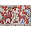 Suzani Tapestry With Deer Design, Animal Pictorial Cotton Su | Tablecloth in Linens & Bedding by Vintage Pillows Store