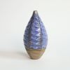 Medium Bottle in Coral Blue | Vase in Vases & Vessels by by Alejandra Design. Item composed of ceramic