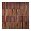 1960s Vintage Striped Turkish Kilim Rug 9'8" X 9'10" | Area Rug in Rugs by Vintage Pillows Store. Item composed of cotton and fiber