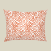 Pillow Sham Ceplok, Cinnamon | Pillows by Philomela Textiles & Wallpaper. Item composed of fabric