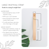 Large Leather Snap Wall Strap [V'ed End] | Storage by Keyaiira | leather + fiber | Artist Studio in Santa Rosa. Item composed of leather