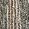 Natural Denim Cotton Rug Handmade Area Carpet Striped Farmhouse Scandinavian Neutral Bedroom Decor | Area Rug in Rugs by Swiflo