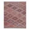 Vintage Faded Turkish Jajim Kilim Rug 5'7'' x 7'5'' | Area Rug in Rugs by Vintage Pillows Store. Item composed of fiber