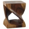 Haussmann® Original Wood Twist Stool 10 in SQ x 12 in | Chairs by Haussmann®