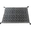 Hand Woven Black & Ivory Moroccan Geometric Area Rug | Rugs by Swiflo