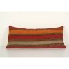 Handmade Striped Minimalist Design Red Turkish Anatolian | Sham in Linens & Bedding by Vintage Pillows Store. Item composed of cotton and fiber